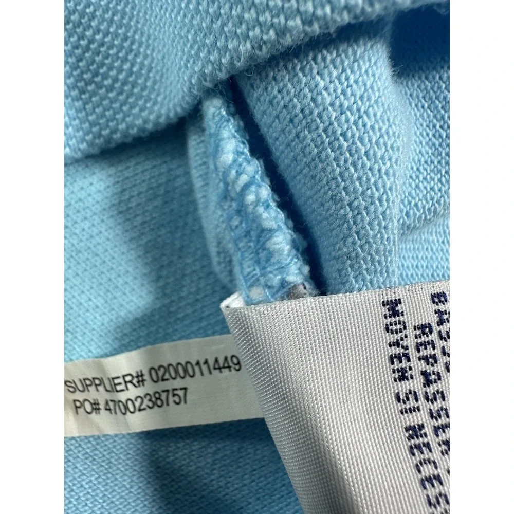 Polo Ralph Lauren Classic Fit Polo Shirt Men's M Light Blue Cotton Short Sleeve